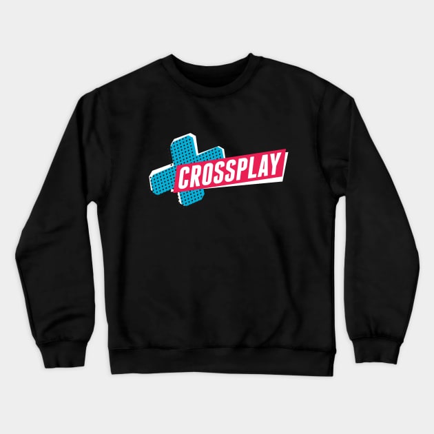 Crossplay Logo Crewneck Sweatshirt by TheWhatnauts